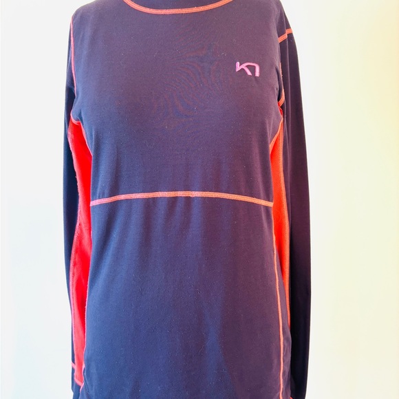 2 Piece Set -Kari Traa  Wool Blend Top and Nylon Jacket - Picture 5 of 8